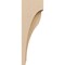 Ekena Millwork 3"W x 6"D x 18"H Thin Helena Rough Cedar Woodgrain TimberThane Corbel, Primed Tan CORUR03X06X18HELRCPR - alternate 3
